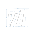 Vilinze Çekmece İçi Kepçelik 50x40 cm - Görsel 5