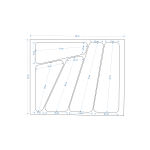 Vilinze Çekmece İçi Kepçelik 50x45 cm - Görsel 5