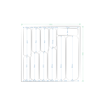 Vilinze Çekmece İçi Kaşıklık 50x45 cm - Görsel 5