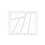 Vilinze Çekmece İçi Kepçelik 46x45 cm - Görsel 5