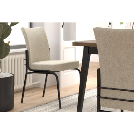 Sahra Metal Siyah Ayak Sigma Sandalye