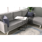 Meltem Çok Amaçlı Metal C Sehpa Beyaz