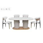 Venüs Sandalye Bobo Mutfak Masası Takımı - 90*160 cm - Görsel 2