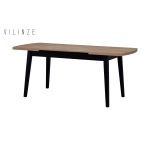 Aras Ahşap Yemek Masası Kestane/Siyah - 90*160 cm - Görsel 2