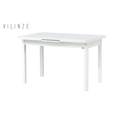 Fırat Ahşap Yemek Masası - 80x120cm (80x150cm) Beyaz