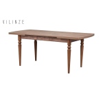 Turna Ahşap Yemek Masası - 80x140cm (80x180cm) Kestane - Görsel 2