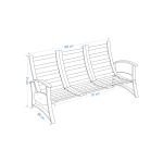 Nora 3'lü Koltuk Sütlü Kahve - Görsel 3