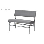 Peri Metal Nikel Ayak Sevilla Sırtlı Bank Gri