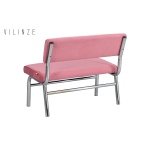 Peri Metal Nikel Ayak Sevilla Sırtlı Bank Pembe - Görsel 2