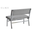 Peri Metal Nikel Ayak Sevilla Sırtlı Bank Gri - Görsel 2