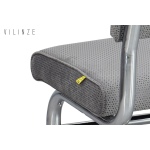 Peri Metal Nikel Ayak Sevilla Sırtlı Bank Gri - Görsel 3