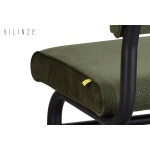 Peri Metal Siyah Ayak Sevilla Sırtlı Bank Yeşil - Görsel 3