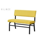 Peri Metal Siyah Ayak Sevilla Sırtlı Bank Sarı