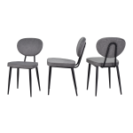 Deniz Sandalye Avanos Ahşap Mutfak Masası Takımı - 70x120 Cm Gri - Naturel/Siyah - Görsel 6