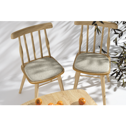 Soma Naturel Ahşap Sandalye