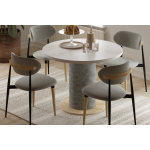 Venüs Sandalye Bobo Yuvarlak Mutfak Masası Takımı