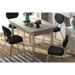 Damla Sandalye Ece Mutfak Masası Takımı - 80x120 cm 6 Adet