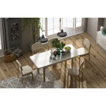 Ege Sandalye Fırat Mutfak Masası Takımı - 80x120 cm