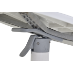 Tilia Plastik Bahçe Balkon Bistro Seti Katlanır Masa 60*60 cm Gri/Beyaz - Görsel 7