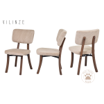 Miray Ahşap Sandalye Kestane - Krem - Görsel 2