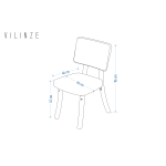 Miray Metal Sandalye Beyaz - Görsel 5