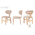 Sofya Ahşap Sandalye Aras Ahşap Traverten Mutfak Masası Takımı - 80x140 cm 6 Adet - Görsel 6