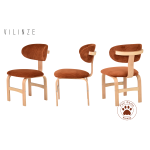 Sofya Ahşap Sandalye Kiremit - Görsel 2