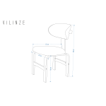 Sofya Ahşap Sandalye Yeşil - Görsel 4