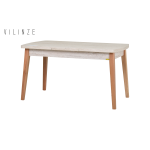 Sofya Ahşap Sandalye Aras Ahşap Traverten Mutfak Masası Takımı - 80x140 cm 6 Adet - Görsel 3