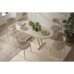 Venüs Sandalye Afyon Mutfak Masası Takımı - 80x140 cm - Görsel 2