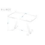 Damla Sandalye Tatvan Mutfak Masası Takımı - 70x120 cm Vizon - Görsel 6