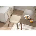 Mir Sandalye Fırat Mutfak Masası Takımı - 80x120 cm Kestane - Görsel 3