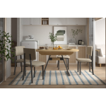 Miray Sandalye Afyon Mutfak Masası Takımı - 80x140 cm Naturel - Görsel 2