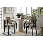 Miray Kollu Sandalye Bobo Yuvarlak Mutfak Masası Takımı - Görsel 2