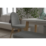 Mara Sandalye Hazar Bank Aras Mutfak Masası Takımı - 80x140 cm Gri - Görsel 3