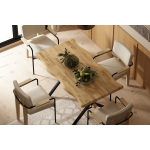 Saray Sandalye Aksa Mutfak Masası Takımı - 80x140 cm - Görsel 2