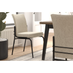 Aras Masa Sahra Sandalye Yemek Masası Takımı - 80x140 cm - Görsel 4