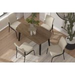 Aras Masa Sahra Sandalye Yemek Masası Takımı - 80x140 cm - Görsel 2