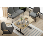 Bey 211 Kayra Sehpalı Bahçe Balkon Takımı Gri