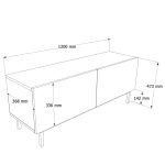 Coast Tv Ünitesi 120cm CO3-CO - Görsel 5