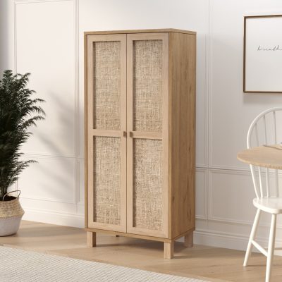 Dune Çok Amaçlı Dolap Ahşap Jüt Kapaklı DN6-SJ