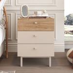 Luke Komodin 3 Çekmeceli Ahşap Ayaklı Kumsal-Sepet LK2-CS - Görsel 2