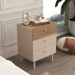 Luke Komodin 3 Çekmeceli Ahşap Ayaklı Kumsal-Sepet LK2-CS - Görsel 3