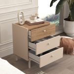 Luke Komodin 3 Çekmeceli Ahşap Ayaklı Kumsal-Sepet LK2-CS - Görsel 7