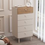 Luke Şifonyer 5 Çekmeceli Ahşap Ayaklı Kumsal-Sepet LK4-CS - Görsel 2