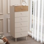 Luke Şifonyer 6 Çekmeceli Ahşap Ayaklı Kumsal-Sepet LK5-CS - Görsel 2