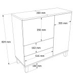 Mood Çok Amaçlı Dolap 83cm MD4-CS - Görsel 5