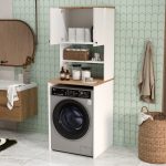 Nord Çamaşır Makinesi Dolabı 2 Kapaklı ND11-SW - Görsel 8