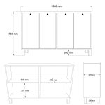 Nord Konsol 120cm ND2-SW - Görsel 5