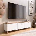 Nord Tv Ünitesi 3 Kapaklı 180cm ND6-SW - Görsel 7